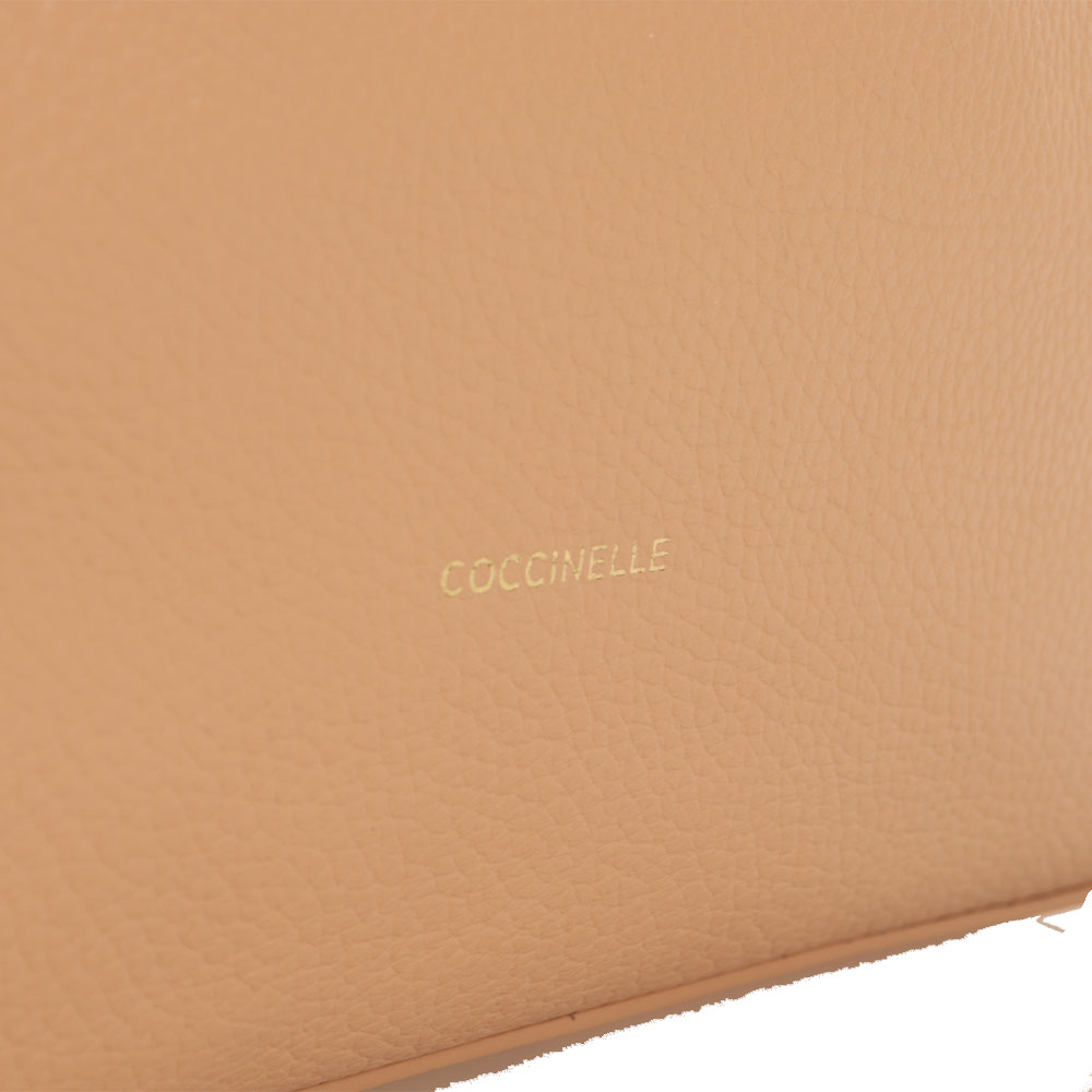 COCCINELLE Hobo-Umhängetasche für Damen aus Leder der Estelle-Linie in der Farbe Toasted