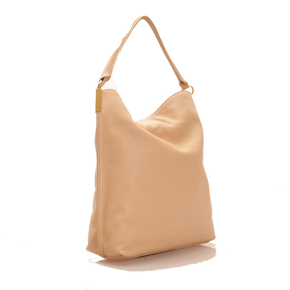 COCCINELLE Hobo-Umhängetasche für Damen aus Leder der Estelle-Linie in der Farbe Toasted
