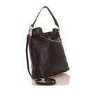 COCCINELLE Hobo-Schultertasche für Damen aus Leder der Linie Estelle Elephant in Schwarz