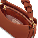 COCCINELLE Damenhandtasche aus Boheme Small Line Leder, Ahornfarbe