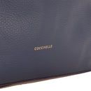 COCCINELLE Hobo-Umhängetasche für Damen aus Leder der Estelle-Linie, Farbe Blaubeere