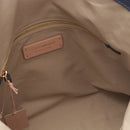 COCCINELLE Hobo-Umhängetasche für Damen aus Leder der Estelle-Linie, Farbe Blaubeere