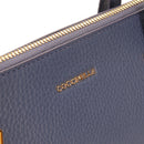 COCCINELLE Lea Line Einkaufstasche aus Blaubeerleder, mittlere Größe