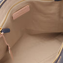 COCCINELLE Lea Line Einkaufstasche aus Blaubeerleder, mittlere Größe