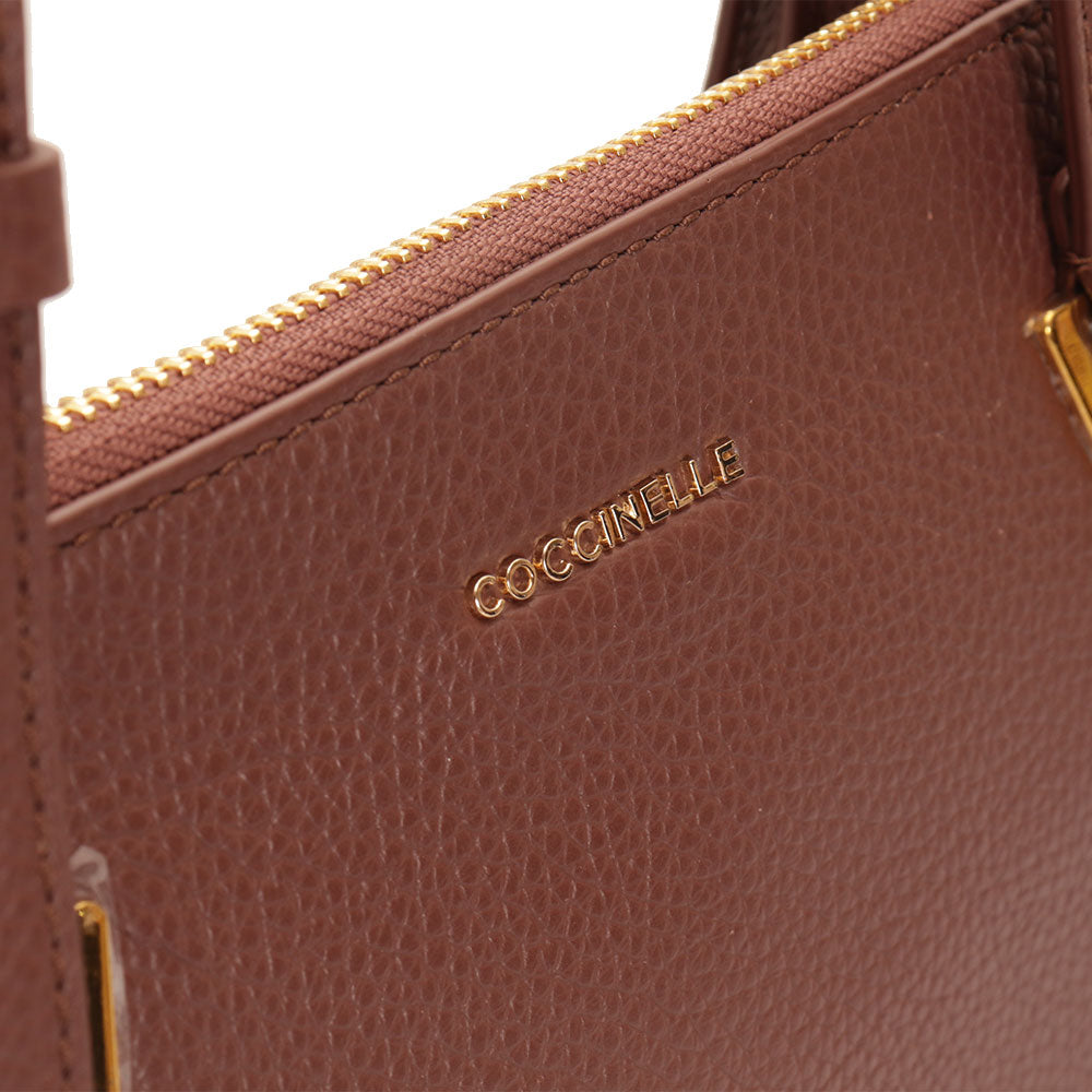 COCCINELLE Einkaufstasche Lea Line aus Carruba-Leder mittlerer Größe