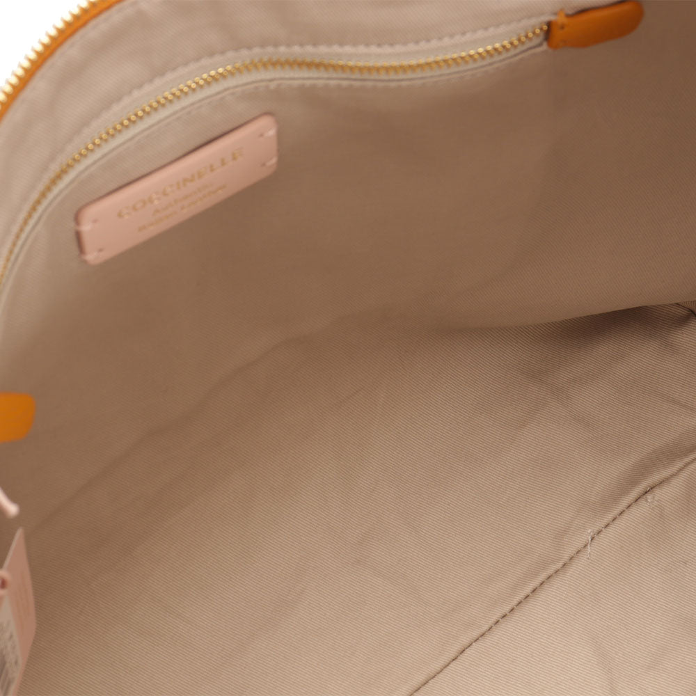 COCCINELLE Einkaufstasche Lea Line aus Kunstharzleder mittlerer Größe