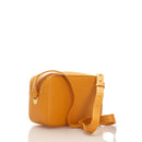 COCCINELLE Kleine Damen-Umhängetasche Lea-Linie aus harzfarbenem Leder