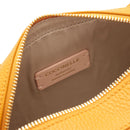 COCCINELLE Kleine Damen-Umhängetasche Lea-Linie aus harzfarbenem Leder