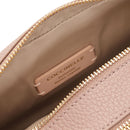 COCCINELLE Kleine Damen-Umhängetasche Lea-Linie aus anemonenfarbenem Leder