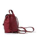 Kleiner COCCINELLE Rucksack aus Leder Beat Soft Line in der Farbe Granatrot