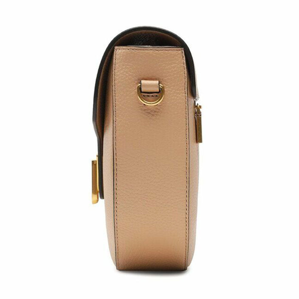 COCCINELLE Damen-Umhängetasche aus Leder Beat Soft Medium Linienfarbe Toasted