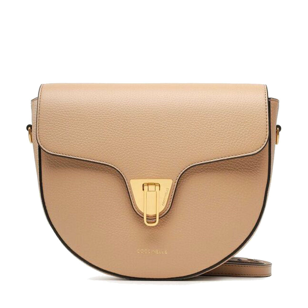 COCCINELLE Damen-Umhängetasche aus Leder Beat Soft Medium Linienfarbe Toasted