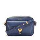 COCCINELLE Damen-Umhängetasche aus Blueberry-Leder der Beat Soft-Linie, mittlere Größe