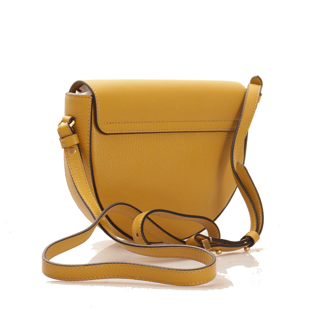 COCCINELLE Damen-Umhängetasche aus Leder der Linie Beat Soft Mini in der Farbe Citronella