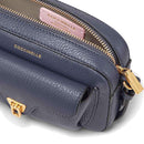 COCCINELLE Damen-Umhängetasche aus Blueberry-Leder der Beat Soft Mini-Linie