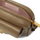 COCCINELLE Damen-Umhängetasche aus Haselnussleder der Beat Soft Mini-Linie