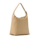 COCCINELLE Hobo-Umhängetasche für Damen aus Leder der Gleen-Linie in der Farbe Fresh Beige