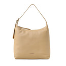 COCCINELLE Hobo-Umhängetasche für Damen aus Leder der Gleen-Linie in der Farbe Fresh Beige