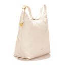 COCCINELLE Hobo-Schultertasche für Damen aus Leder, Gleen-Linie, Farbe Kokosmilch, große Größe