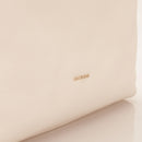 COCCINELLE Hobo-Schultertasche für Damen aus Leder, Gleen-Linie, Farbe Kokosmilch, große Größe