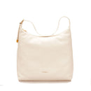 COCCINELLE Hobo-Schultertasche für Damen aus Leder, Gleen-Linie, Farbe Kokosmilch, große Größe