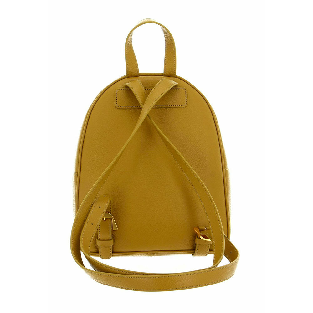 COCCINELLE Damenrucksack Gleen Line aus Leder in der Farbe Citronella