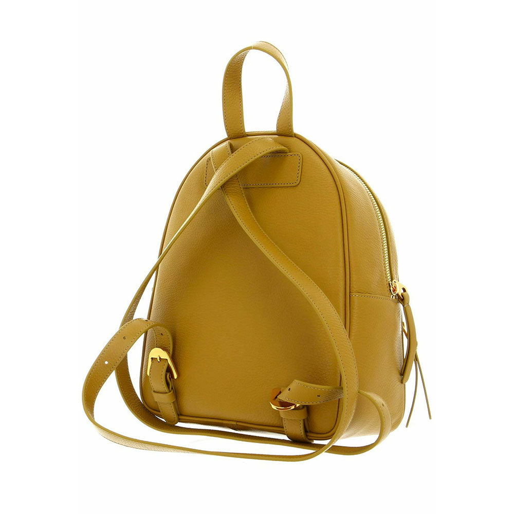 COCCINELLE Damenrucksack Gleen Line aus Leder in der Farbe Citronella