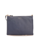 COCCINELLE Damen-Umhängetasche aus blaubeerfarbenem Leder der Best Medium Line