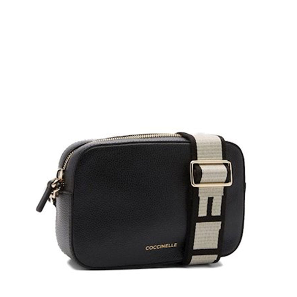 Borsa Donna a Tracolla COCCINELLE Linea Tebe Colore Nero - E5MN555I101