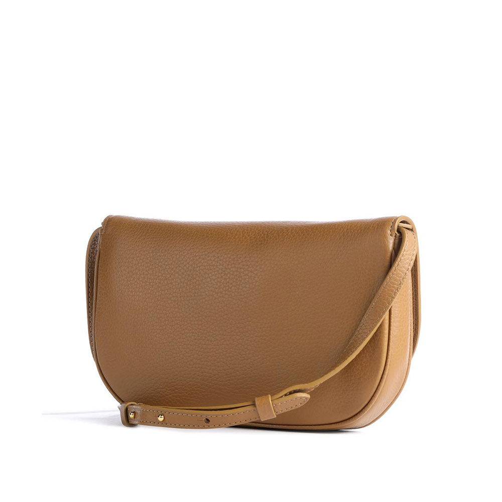 COCCINELLE Damen-Umhängetasche aus Leder der Linie Magie Mini, Haselnussfarbe