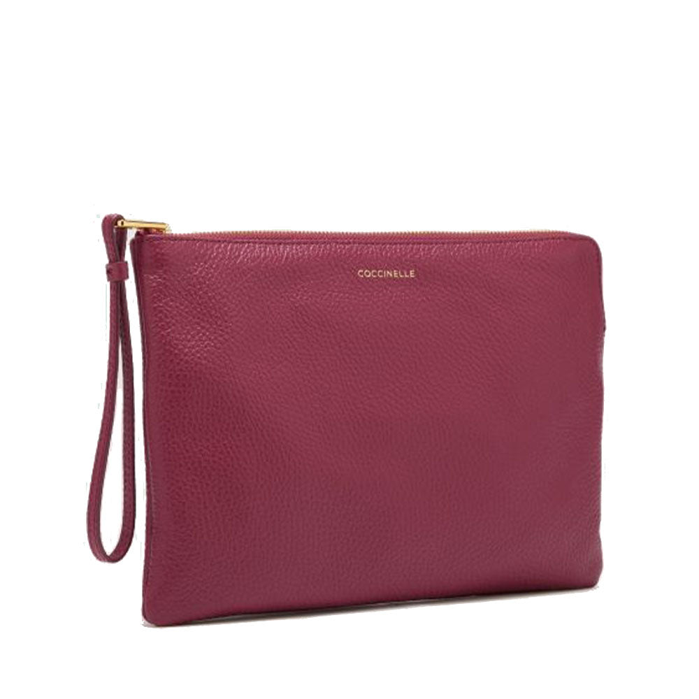 Pochette Donna COCCINELLE in Pelle Garnet Red Linea Alias a sconto