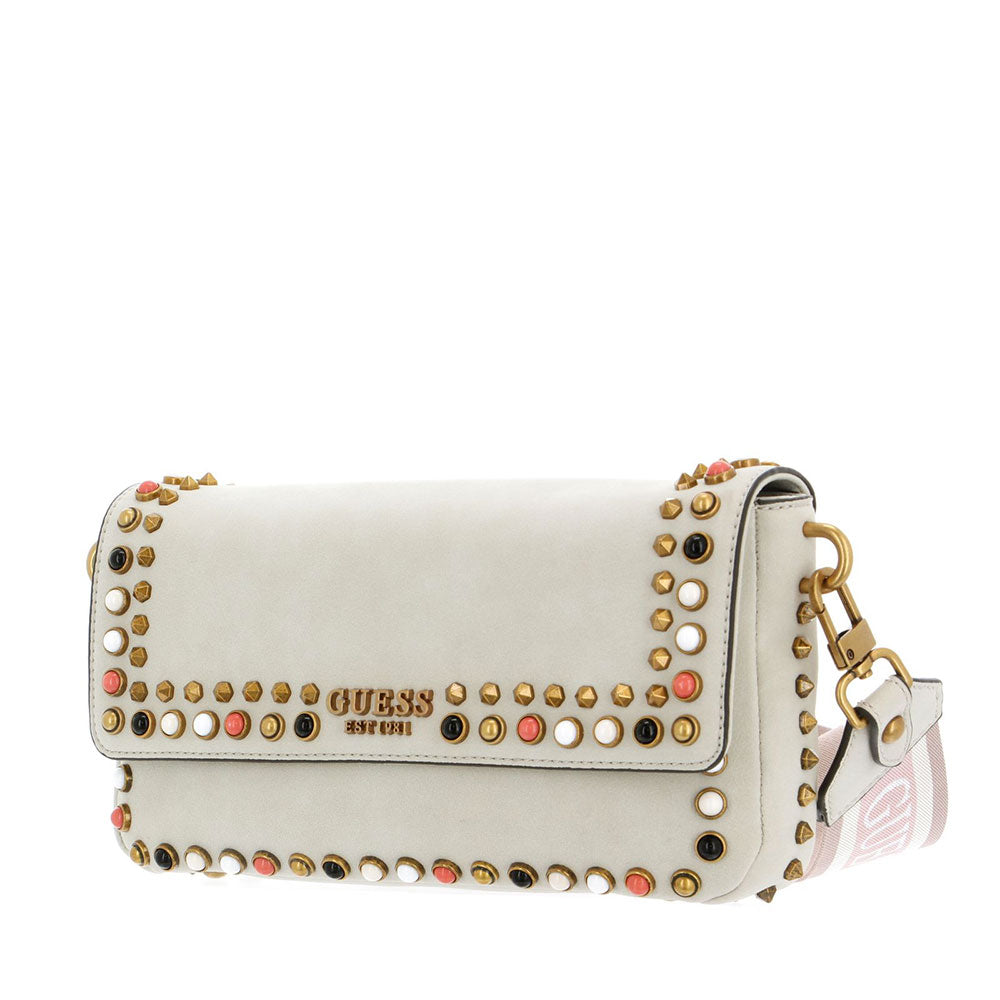 GUESS Damen Umhängetasche Radar Line Farbe Stein