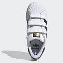 Scarpe Bambino ADIDAS Sneakers con Strappi linea Superstar colore Bianco