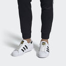 Scarpe ADIDAS Sneakers linea Superstar in Pelle colore Bianco e Nero