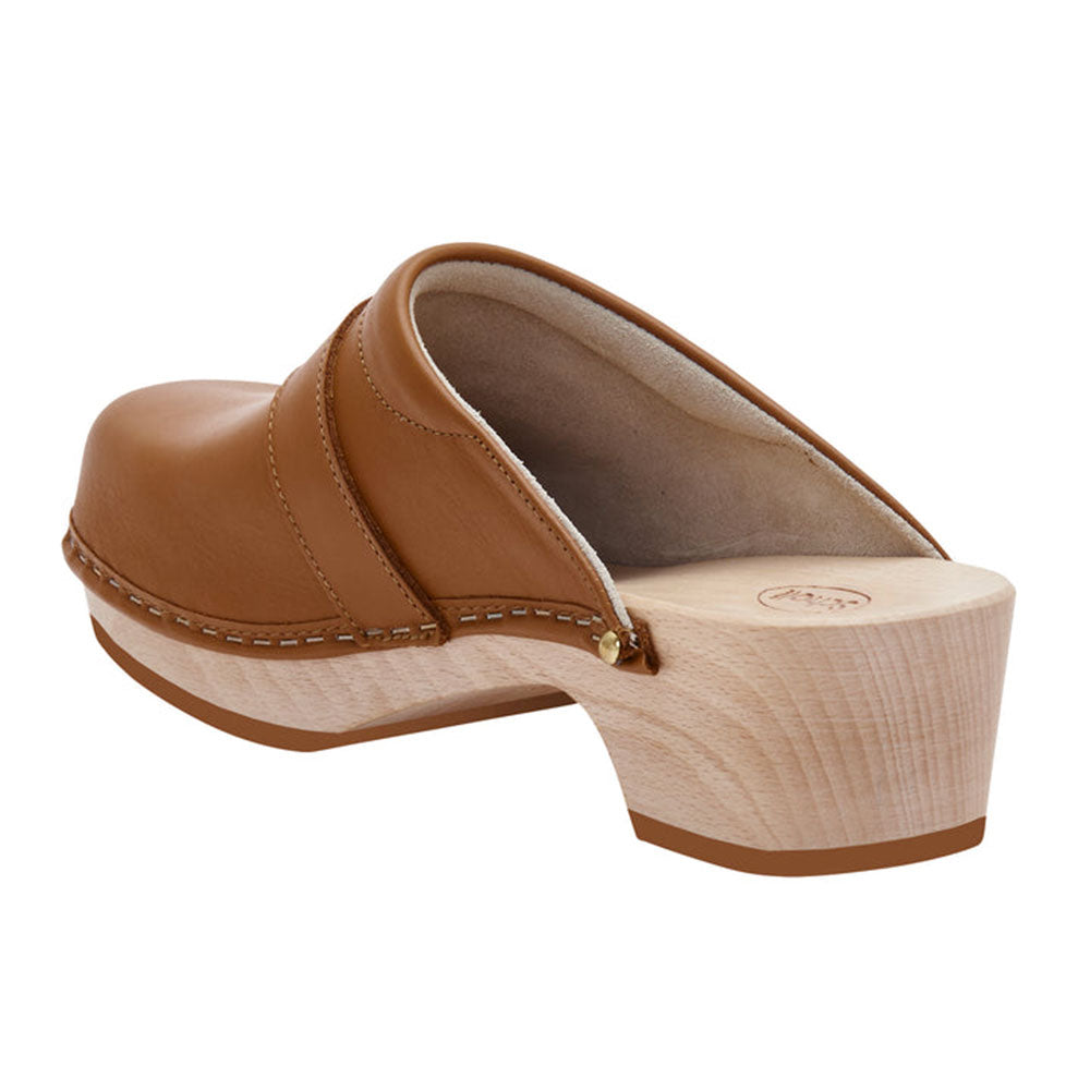 SCHOLL Damenschuhe Holzclogs Pescura Clog Line Farbe Cognac