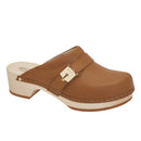 SCHOLL Damenschuhe Holzclogs Pescura Clog Line Farbe Cognac