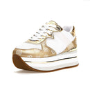 Damenschuhe GUESS Sneakers Farbe Weiß - Gold Harinna Line