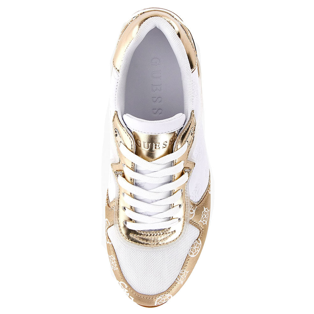 Damenschuhe GUESS Sneakers Farbe Weiß - Gold Harinna Line