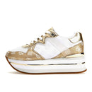 Damenschuhe GUESS Sneakers Farbe Weiß - Gold Harinna Line