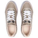 Scarpe Donna GUESS Sneakers Colore Beige - Marrone con Inserti Glitterati Linea Hansin