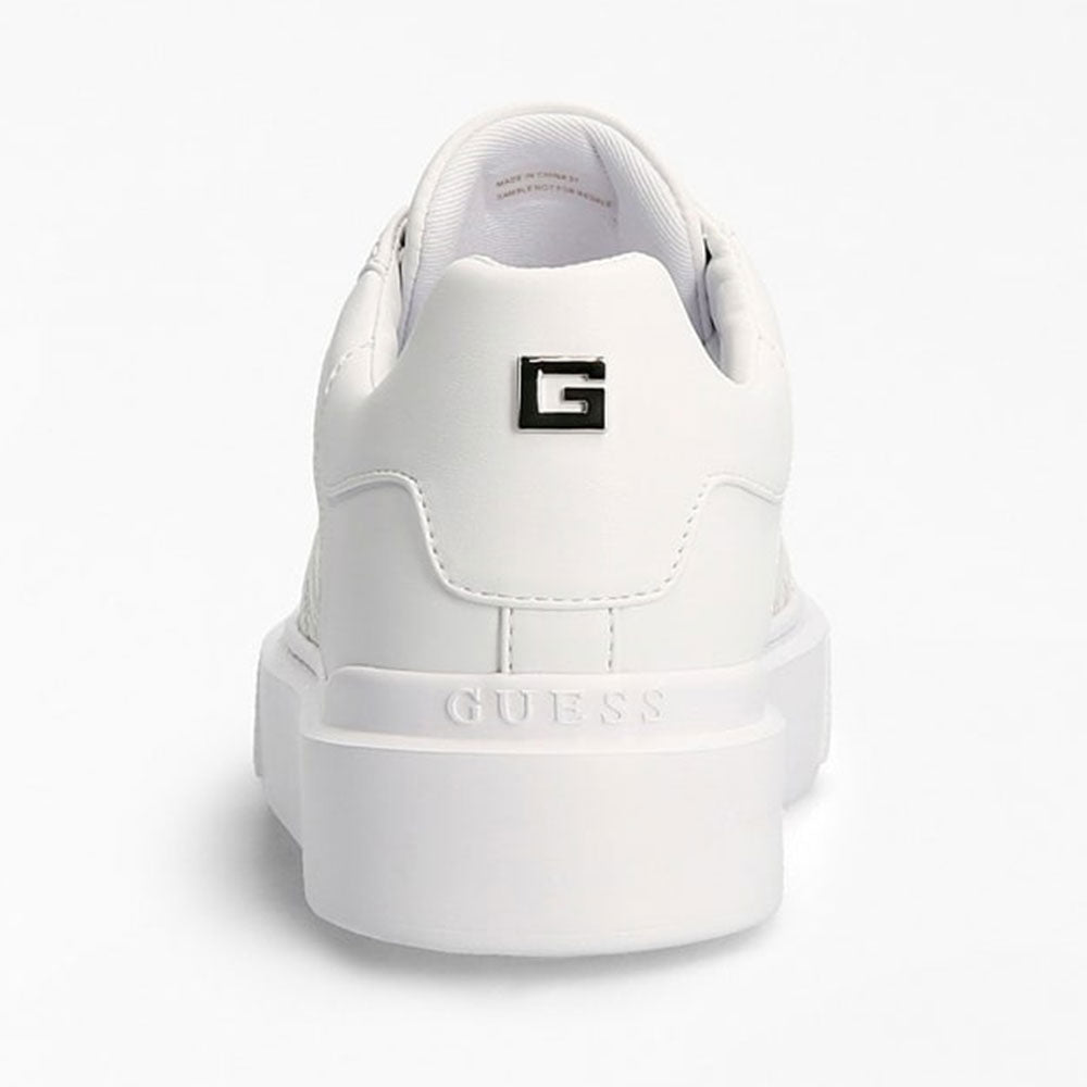 Scarpe Donna GUESS Sneakers In Pelle Bianca Linea Ivee