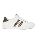 GUESS Damenschuhe Sneakers Relka Line Farbe Weiß - Braun