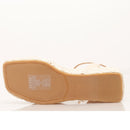 Damensandalen mit Keilabsatz GUESS Osia-Linie Farbe Creme