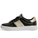 GUESS Damenschuhe Sneakers Bevlee Line Farbe Schwarz - Gold