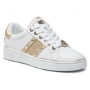 GUESS Damenschuhe Sneakers Bevlee Line Farbe Weiß - Gold