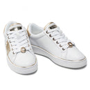 GUESS Damenschuhe Sneakers Bevlee Line Farbe Weiß - Gold