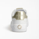 GUESS Damenschuhe Ledersneaker Roria Line Farbe Weiß - Platin