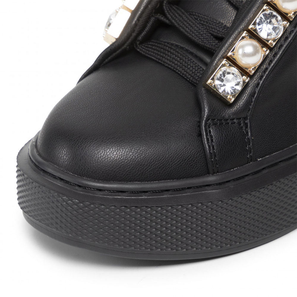Scarpe Donna GUESS Sneakers Linea Haya Colore Black -  Brown