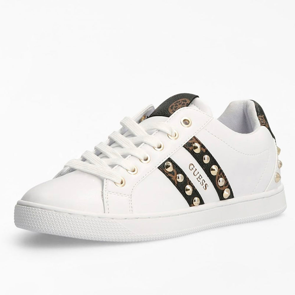 Scarpe Donna GUESS Sneakers Linea Rassta Colore Bianco - Marrone