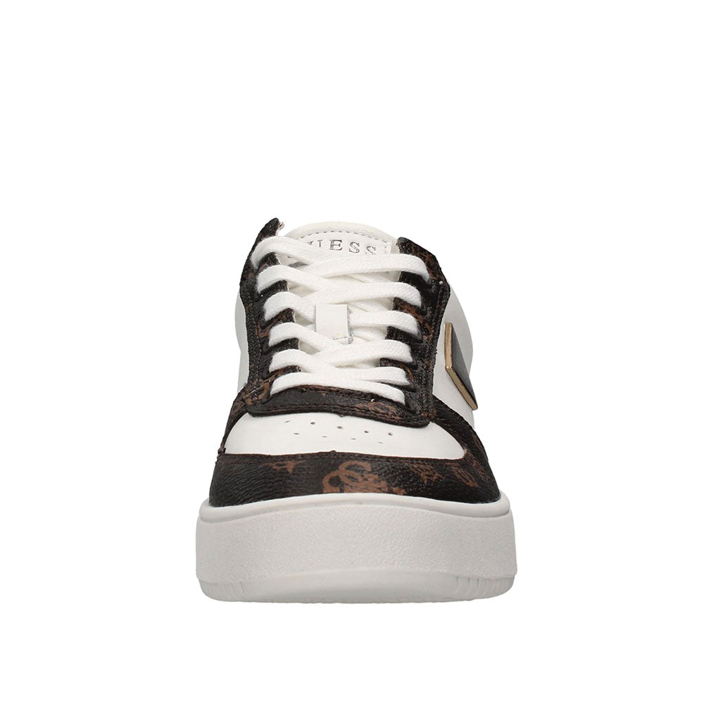 Scarpe Donna GUESS Sneakers Linea Sidny Colore White - Brown